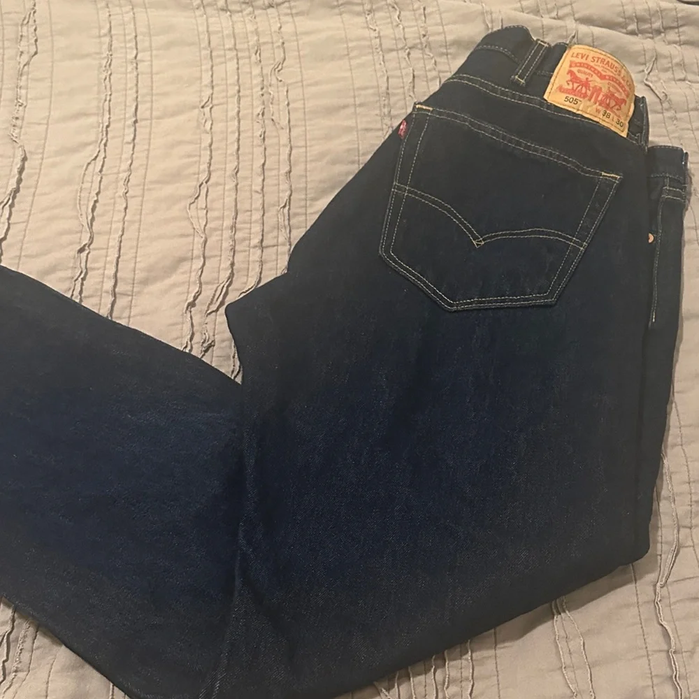 Levi's Men's Deep blue Straight Jeans